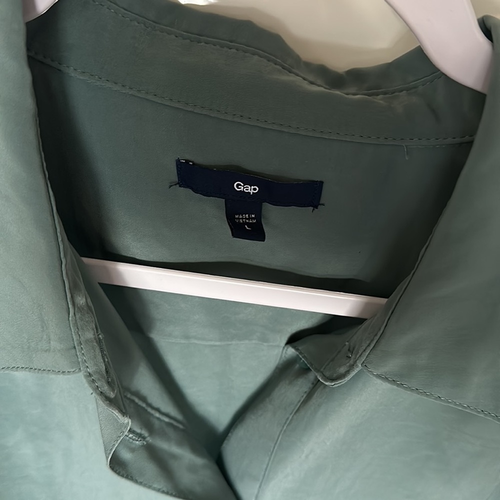 Gap Green Button Down - image 3